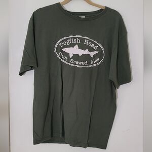 Dogfish Head Anvil Dark Green Short Sleeve T-Shirt XL